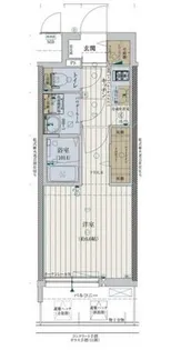 1Kの間取り画像