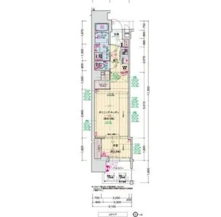 ソルテラス難波NEO【3階】の間取り