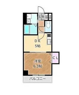 大阪府堺市中区深井清水町【マンション】の間取り