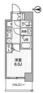 gm難波ウエストD.C.【8階】の間取り