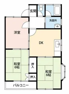 ファインA【201号室】の間取り