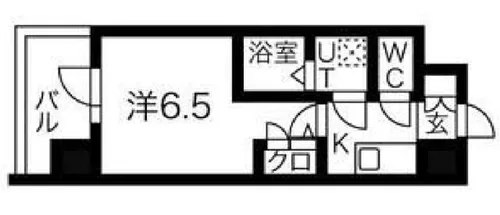 エスリードレジデンス大阪難波【3階】の間取り
