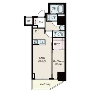 セレニテ本町リアン【10階】の間取り
