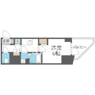 エスリードレジデンス大阪谷町ザ・マークス【3階】の間取り