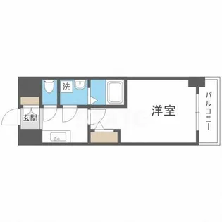 エスリード大阪上本町グリーズ【9階】の間取り