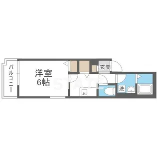 プロスパーコート桃谷【3階】の間取り