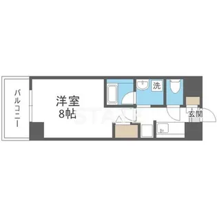 セイワパレス深江橋駅前【2階】の間取り