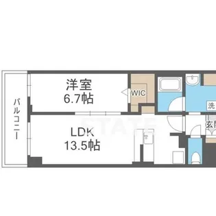 サニーサイド深江【2階】の間取り