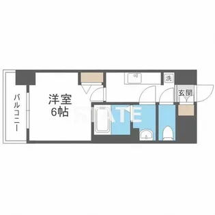 ファステート大阪上本町ソーレ【2階】の間取り