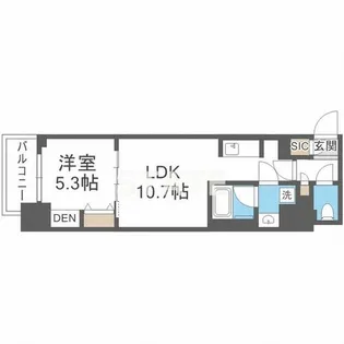 アーバネックス南新町【5階】の間取り