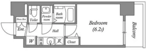 メインステージ天王寺サイドシティ【2階】の間取り
