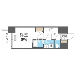 エスリード難波AGREA【2階】の間取り