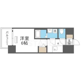 エスリード難波AGREA【2階】の間取り