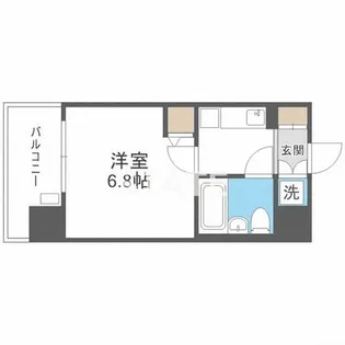 CLASS HILLS 難波南【10階】の間取り