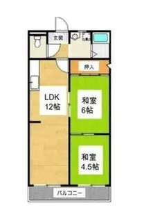 大阪府堺市中区深井沢町【マンション】の間取り