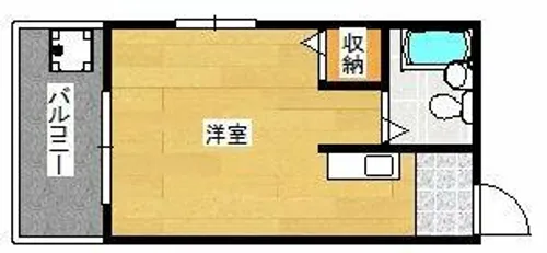 パルクオークス【4階】の間取り
