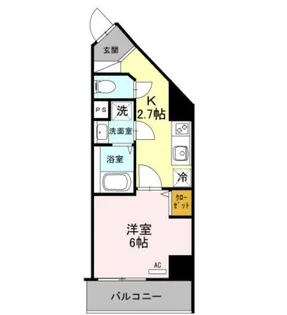 大阪府堺市北区北花田町3丁【マンション】の間取り