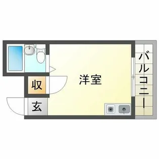 シーサイドハイツ【3階】の間取り