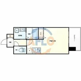 エス・キュート城東中央【10階】の間取り