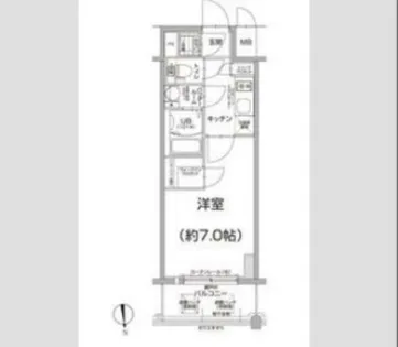大阪府大阪市浪速区幸町2丁目【マンション】の間取り