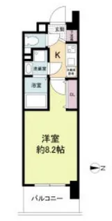 大阪府大阪市中央区南船場2丁目【マンション】の間取り