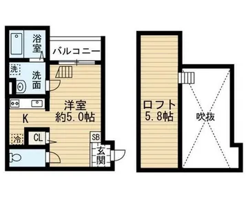大阪府堺市西区鳳中町6丁【アパート】の間取り