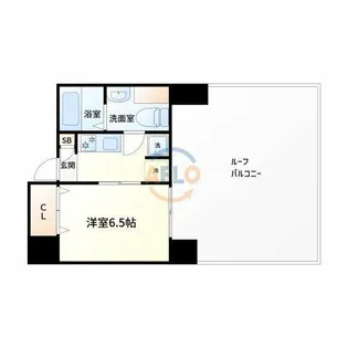 オリエンタル江坂【12階】の間取り