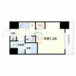 アークグラン大阪WEST【9階】の間取り