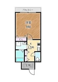 大阪府堺市堺区南瓦町【マンション】の間取り