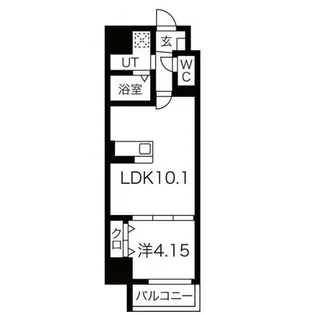 大阪府堺市堺区甲斐町東1丁【マンション】の間取り