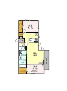 大阪府堺市北区長曽根町【アパート】の間取り