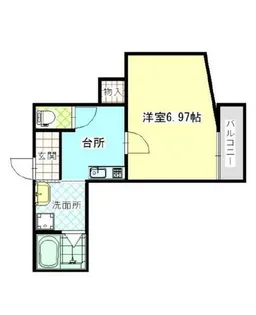 大阪府堺市西区浜寺諏訪森町東2丁【アパート】の間取り