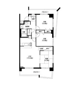 大阪府堺市北区東三国ヶ丘町1丁【マンション】の間取り