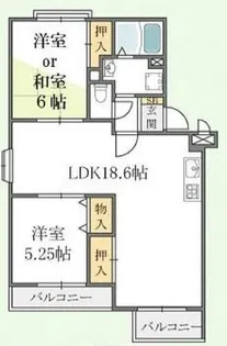 大阪府堺市北区百舌鳥本町1丁【マンション】の間取り