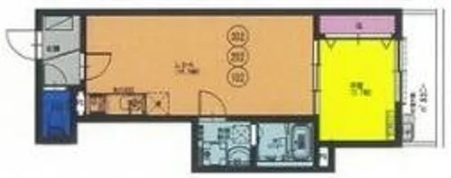 大阪府堺市西区浜寺石津町西4丁【アパート】の間取り