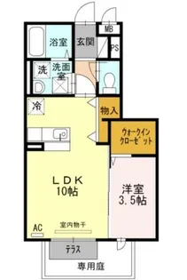 大阪府堺市北区南花田町【アパート】の間取り