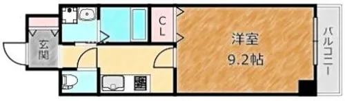 大阪府堺市西区宮下町【マンション】の間取り