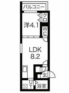大阪府堺市堺区遠里小野町1丁【アパート】の間取り