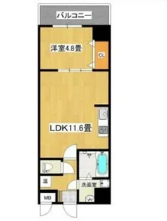 大阪府堺市中区深井沢町【マンション】の間取り