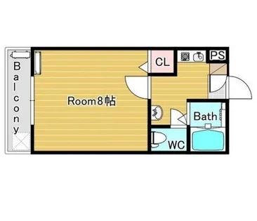 大阪府堺市北区黒土町【マンション】の間取り