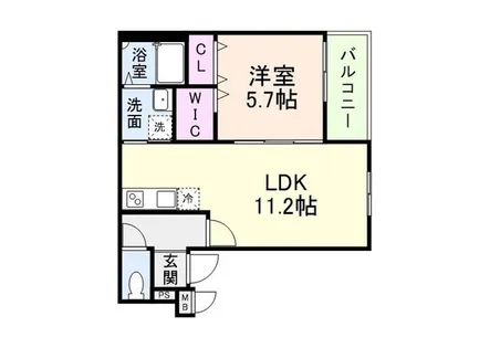 フジパレス深井水池町【2階】の間取り