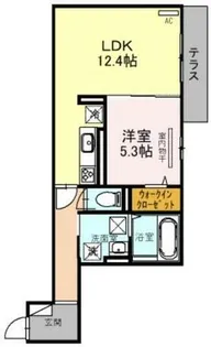大阪府堺市北区北花田町2丁【アパート】の間取り