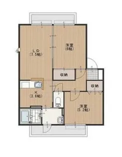 大阪府堺市北区船堂町1丁【アパート】の間取り