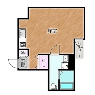 大阪府堺市堺区少林寺町西1丁【マンション】の間取り