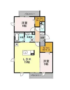 大阪府堺市北区百舌鳥西之町3丁【アパート】の間取り
