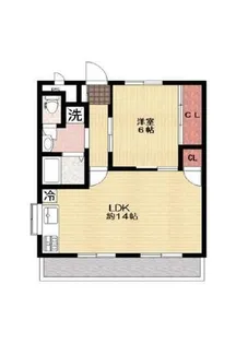 大阪府堺市中区深井沢町【アパート】の間取り