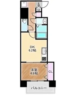 大阪府堺市堺区北瓦町2丁【マンション】の間取り