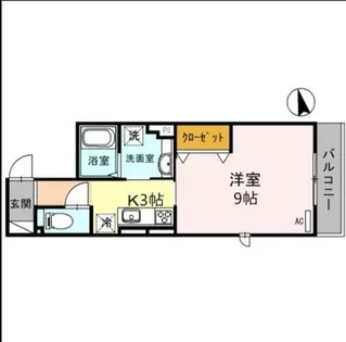 リレア コマダ【3階】の間取り