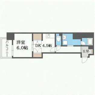 ビエラコート内久宝寺【9階】の間取り