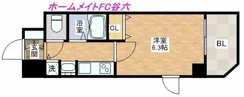 プレサンス心斎橋ザ・スタイル【12階】の間取り